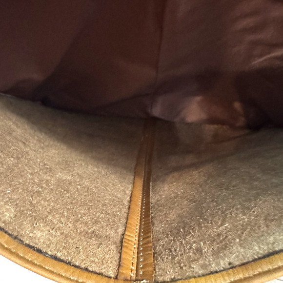 Le Donne Leather Collection Vintage Minimalist Crossbody Messenger Bag - Picture 7 of 15